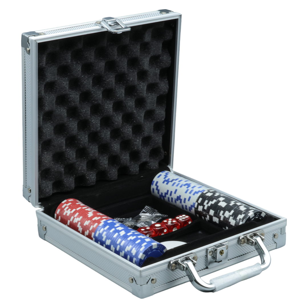 Çantalı Poker Fişi 100'Lü Sed-035