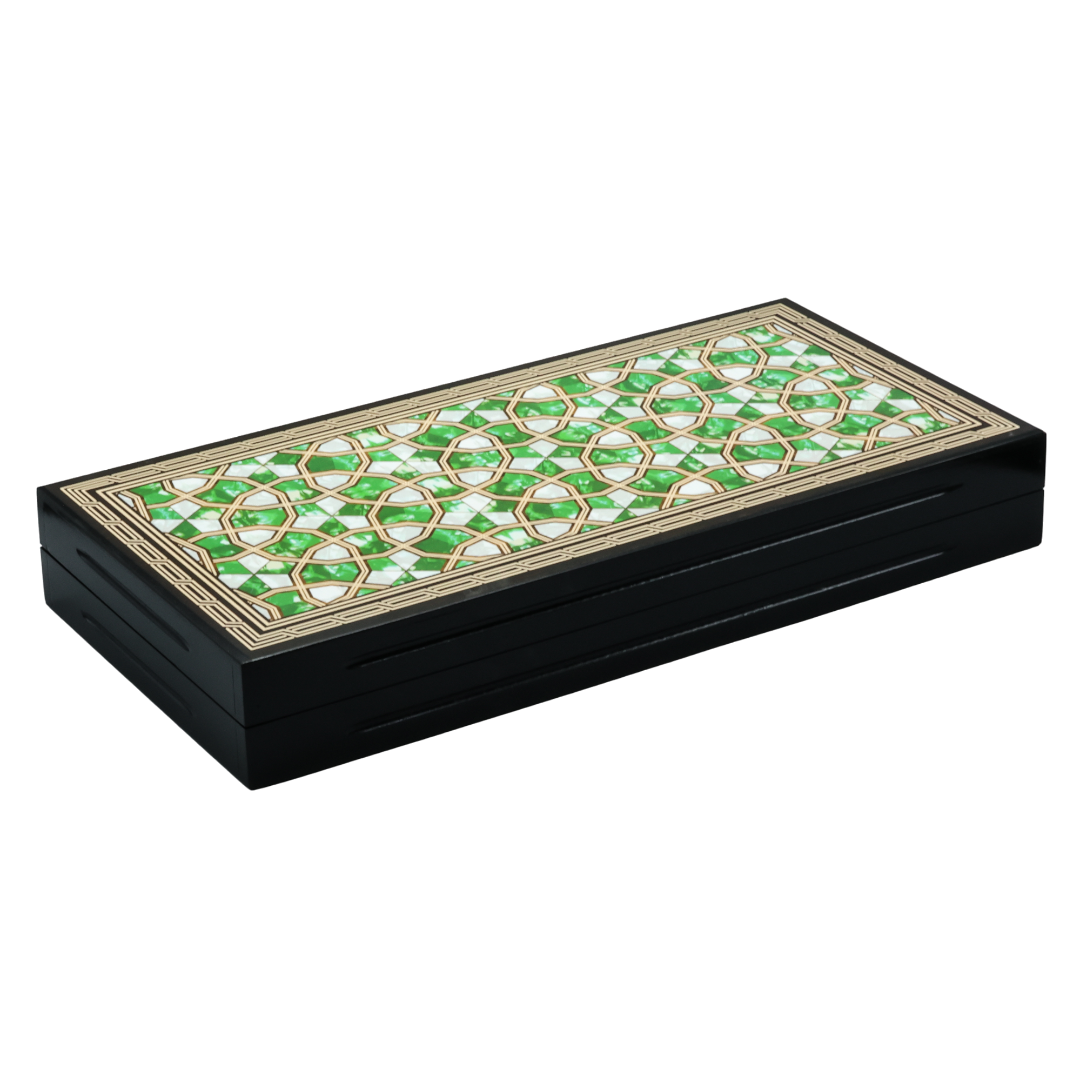 Eser Elegance Tavla (Büyük) Vitray Yeşil Sed-022